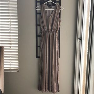 BANANA REPUBLIC Sleeveless Cinch-waist Maxi Dress